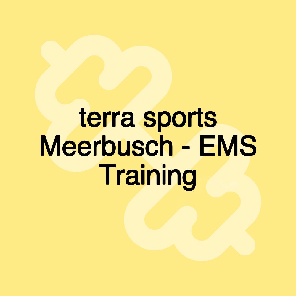 terra sports Meerbusch - EMS Training