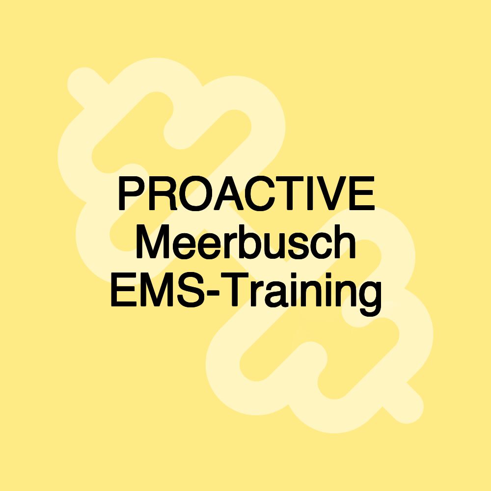 PROACTIVE Meerbusch EMS-Training