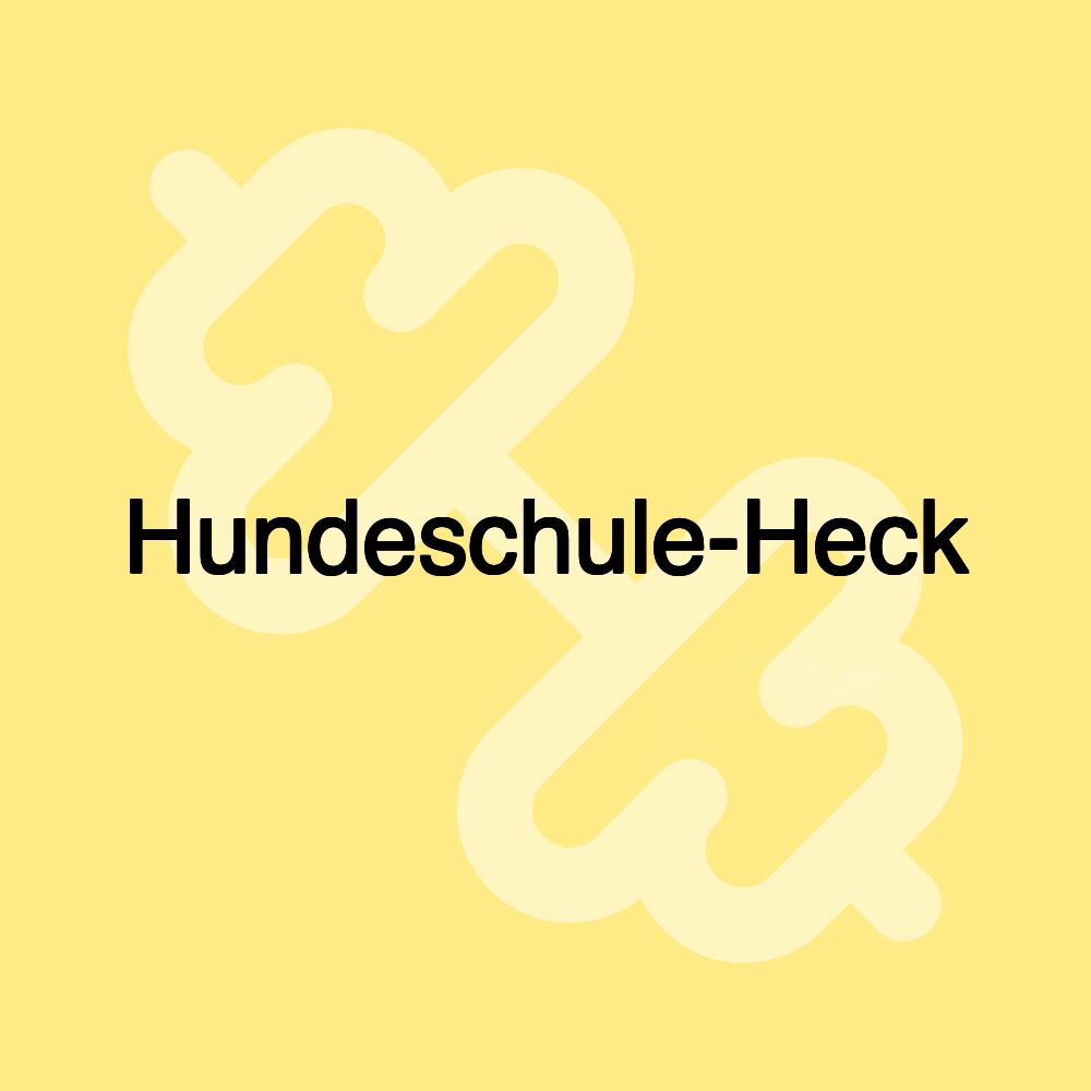 Hundeschule-Heck