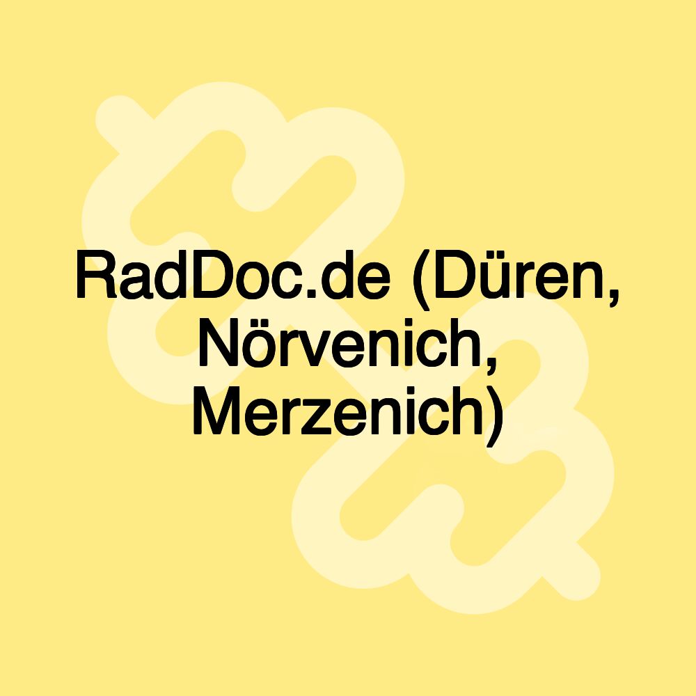 RadDoc.de (Düren, Nörvenich, Merzenich)