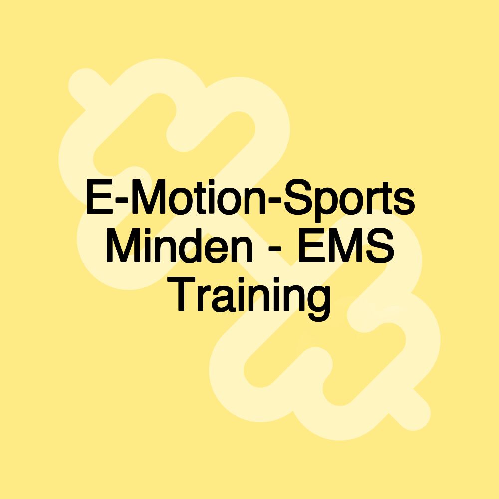 E-Motion-Sports Minden - EMS Training