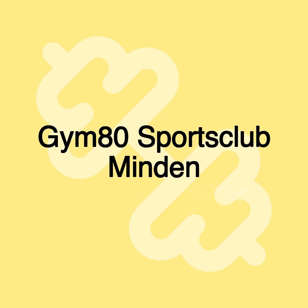 Gym80 Sportsclub Minden