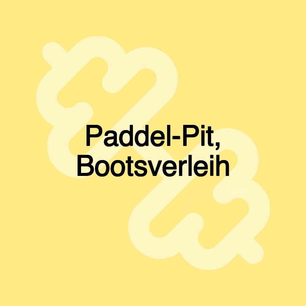 Paddel-Pit, Bootsverleih