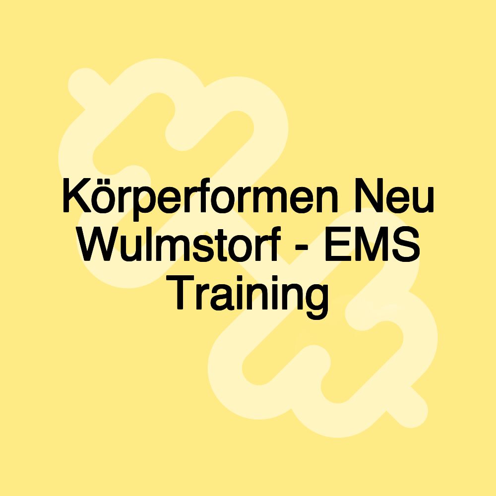 Körperformen Neu Wulmstorf - EMS Training