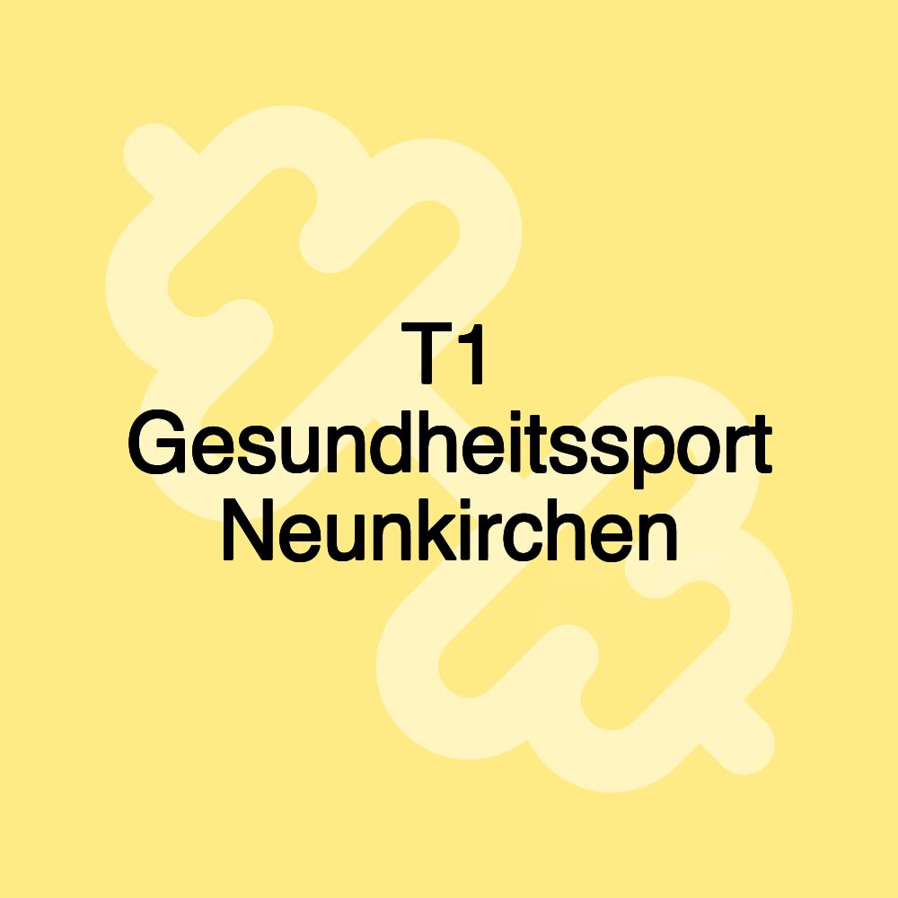 T1 Gesundheitssport Neunkirchen