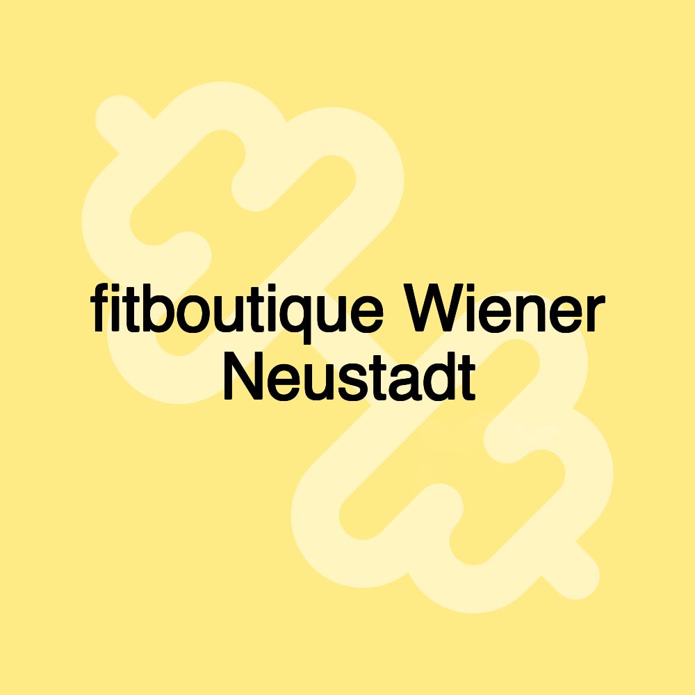 fitboutique Wiener Neustadt