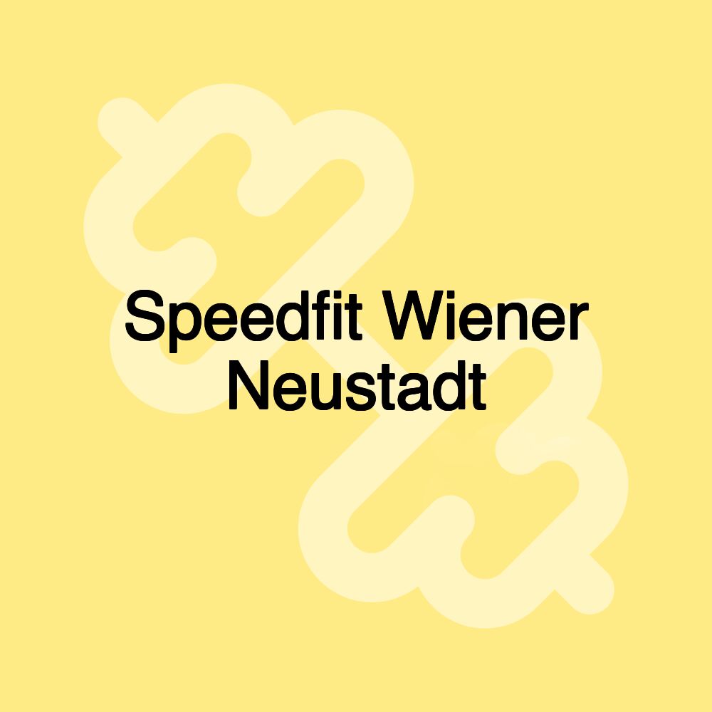 Speedfit Wiener Neustadt