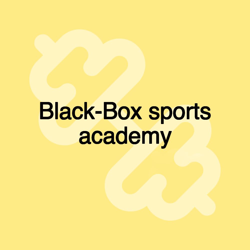 Black-Box sports academy