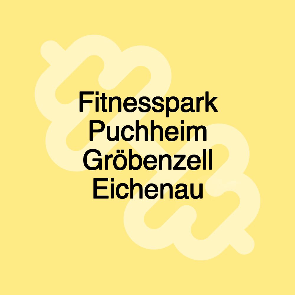 Fitnesspark Puchheim Gröbenzell Eichenau