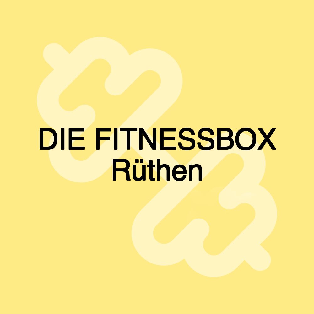 DIE FITNESSBOX Rüthen