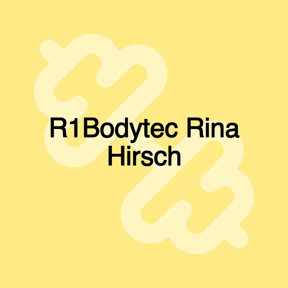 R1Bodytec Rina Hirsch