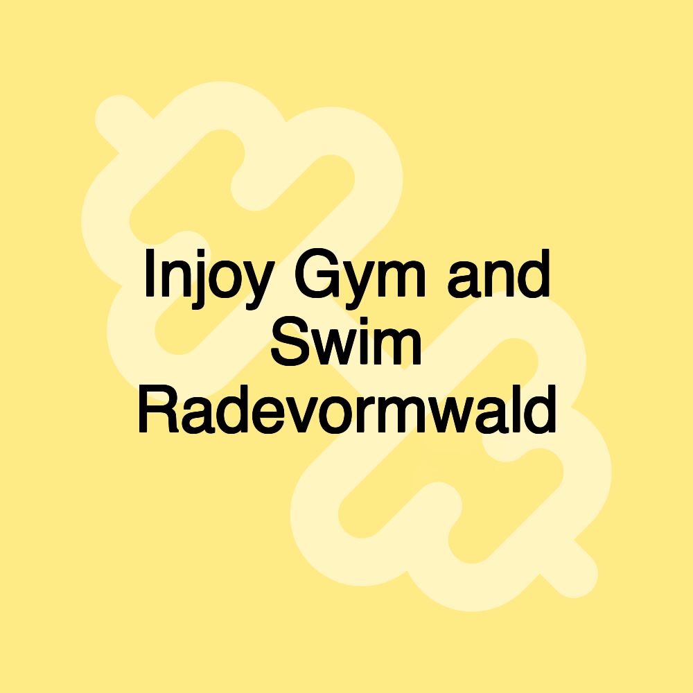 Injoy Gym and Swim Radevormwald