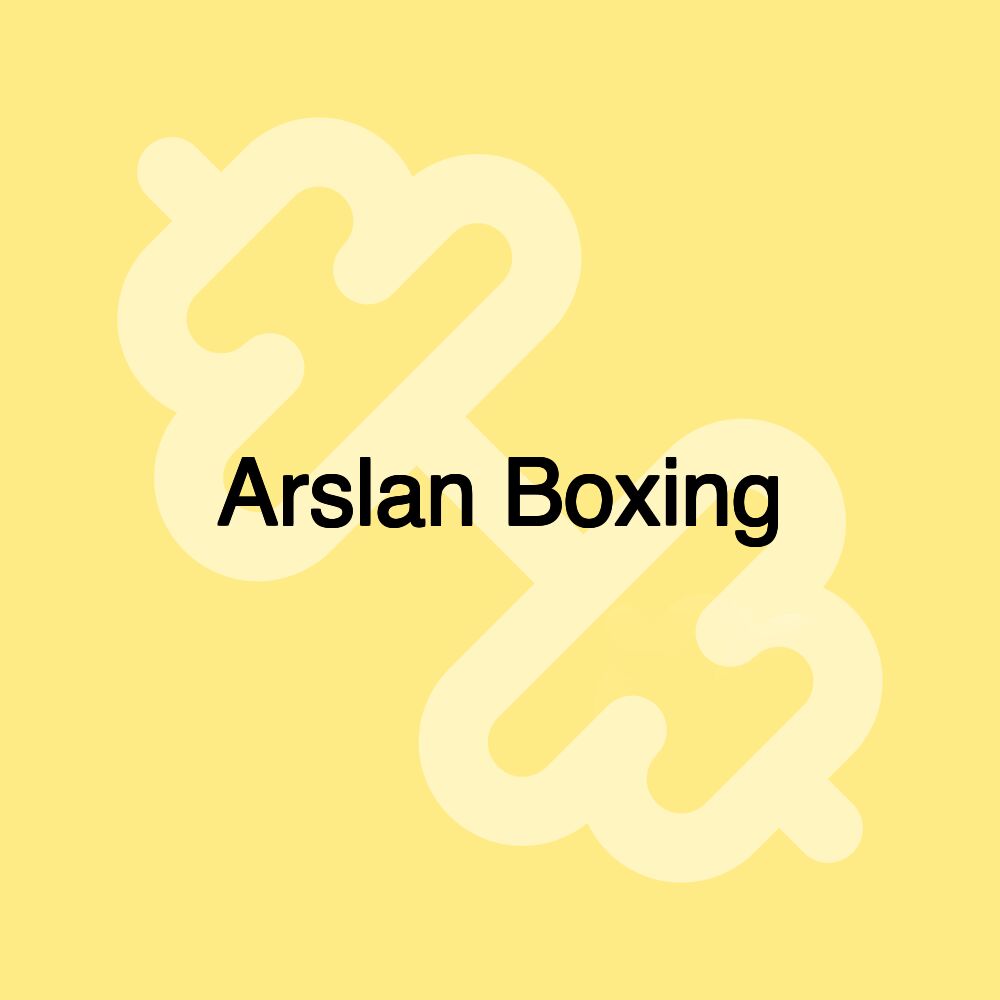 Arslan Boxing