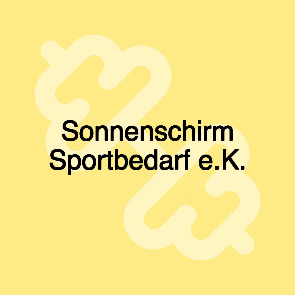 Sonnenschirm Sportbedarf e.K.