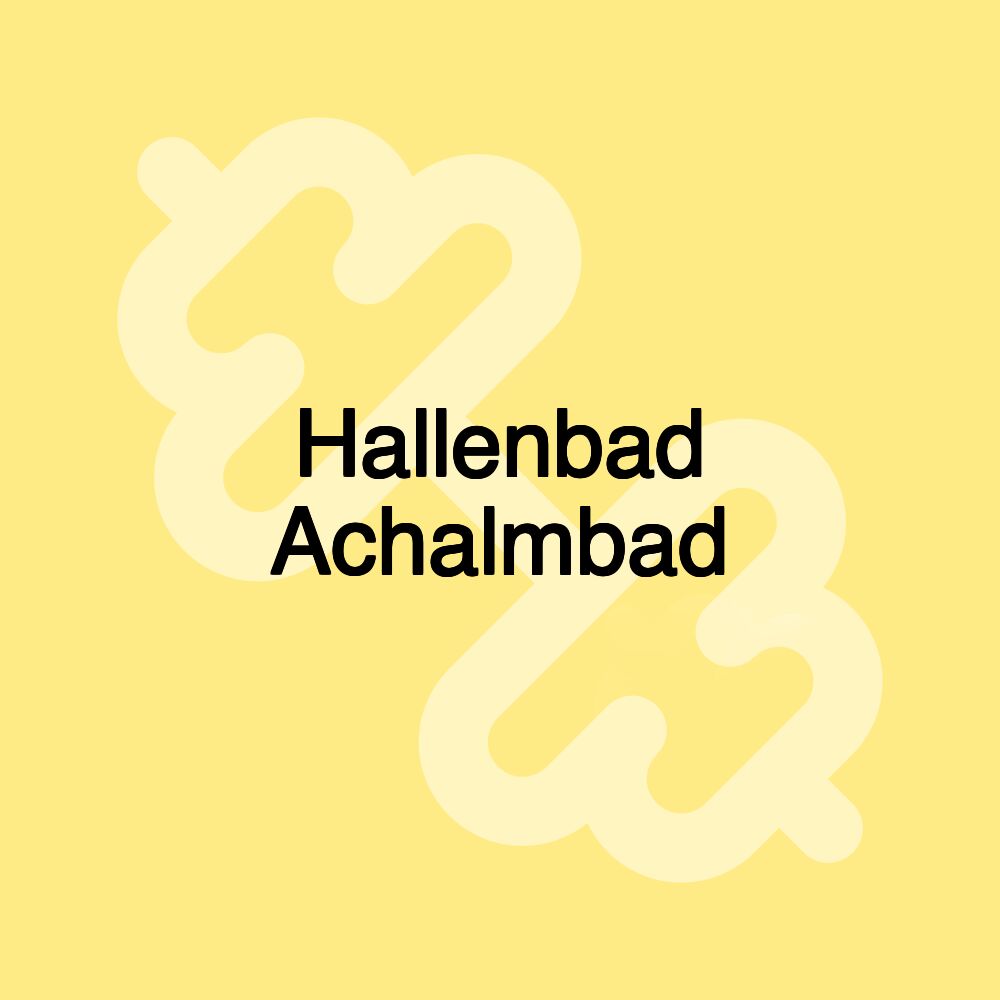 Hallenbad Achalmbad