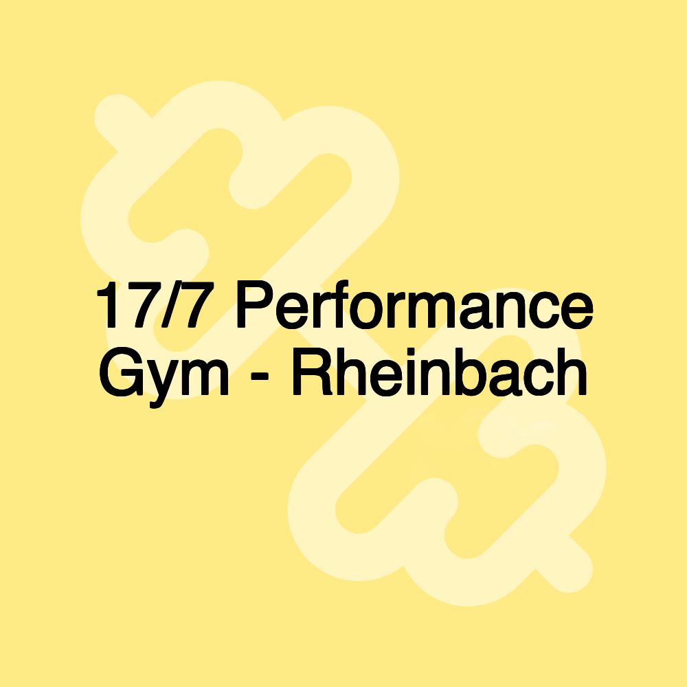 17/7 Performance Gym - Rheinbach