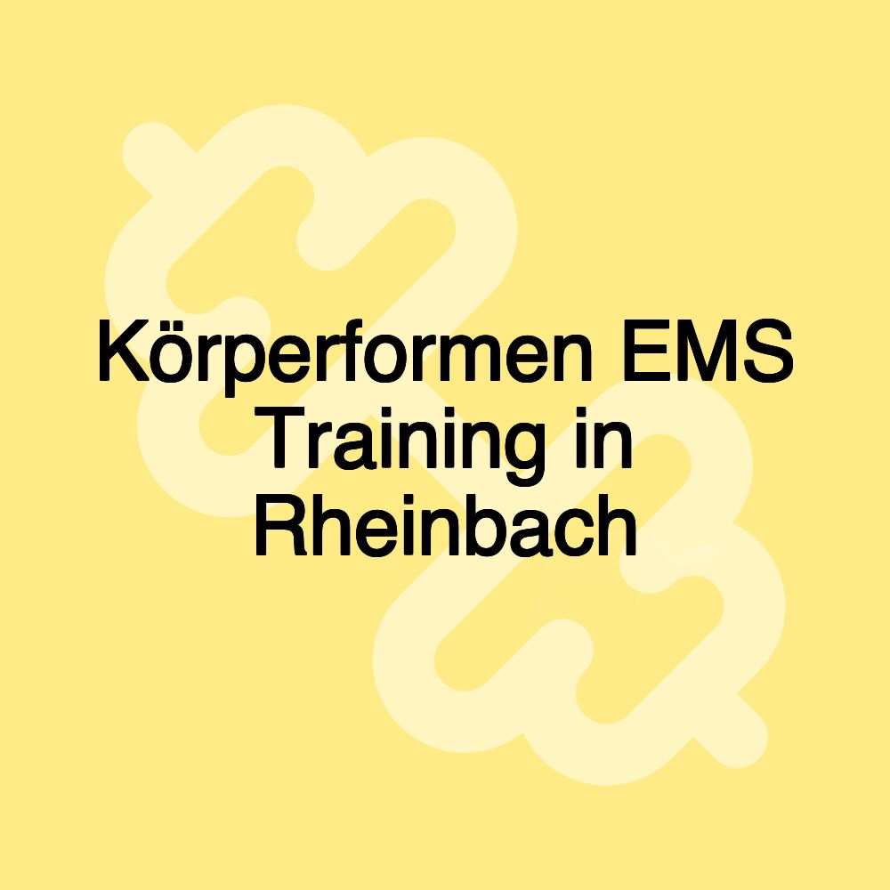 Körperformen EMS Training in Rheinbach