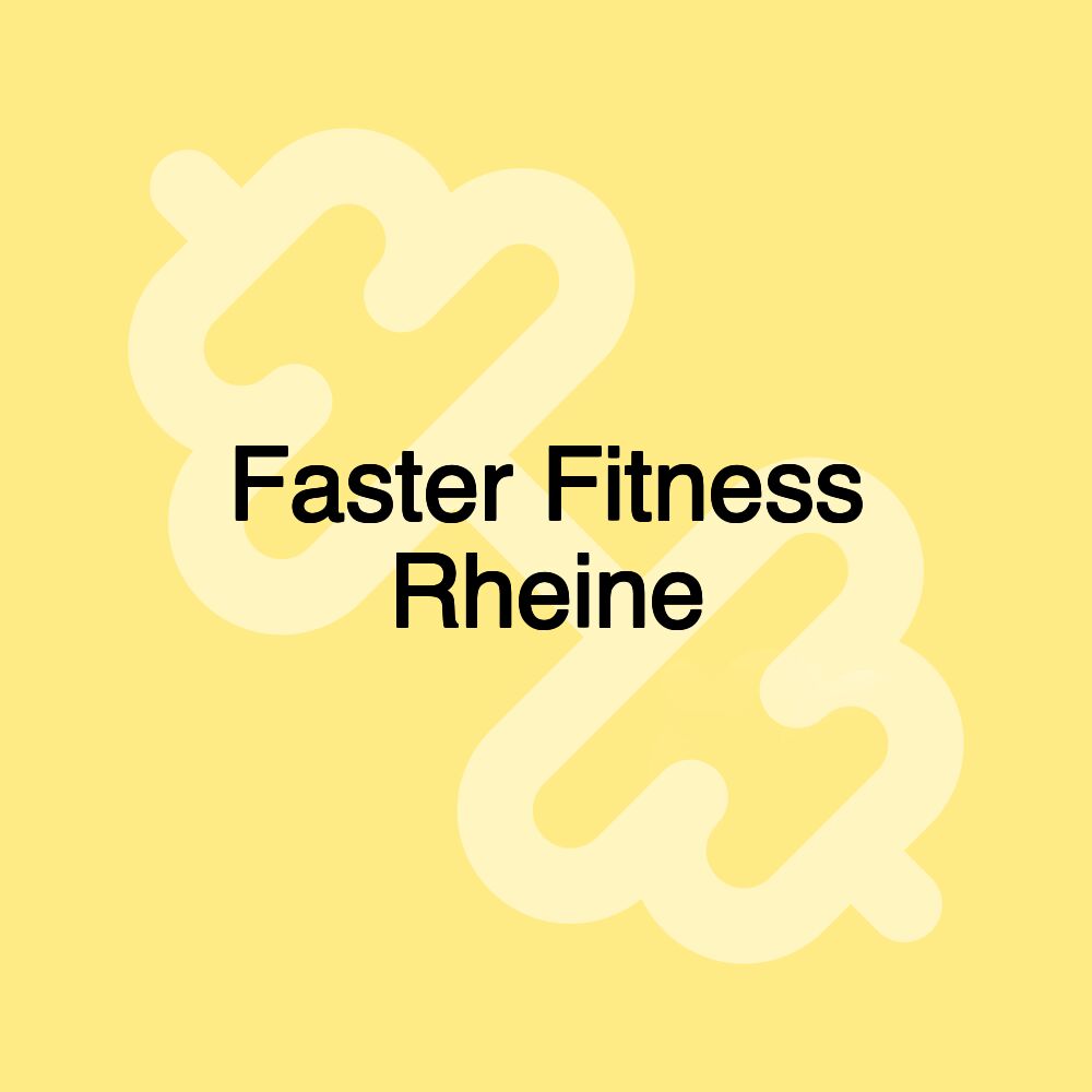 Faster Fitness Rheine