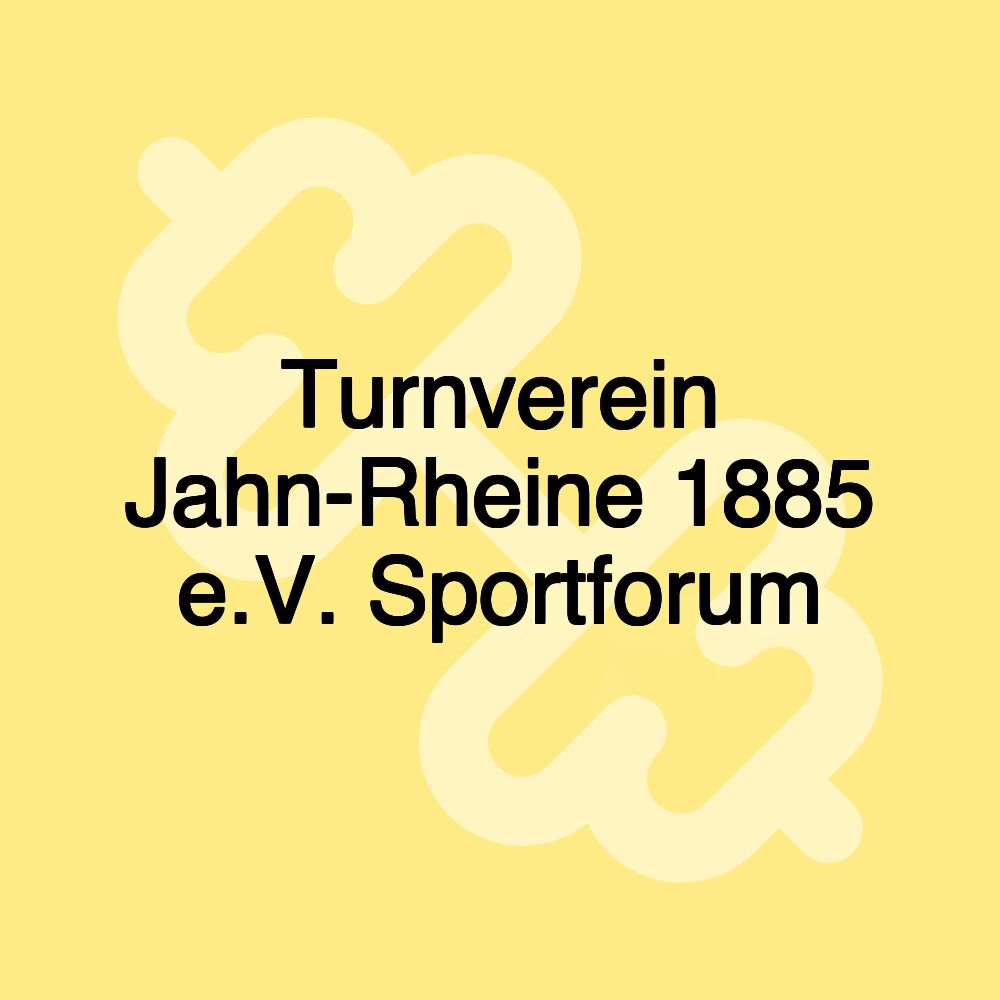 Turnverein Jahn-Rheine 1885 e.V. Sportforum