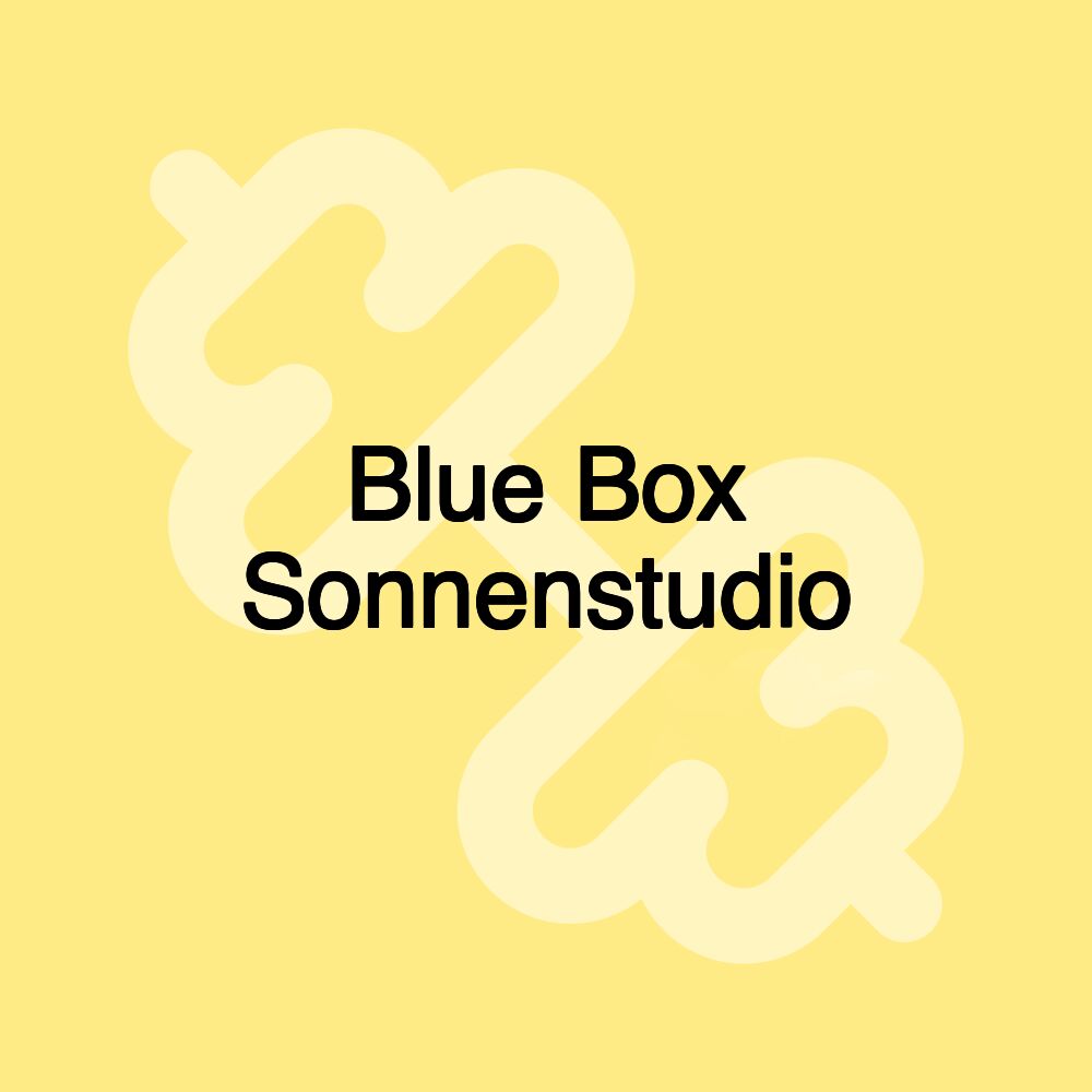 Blue Box Sonnenstudio