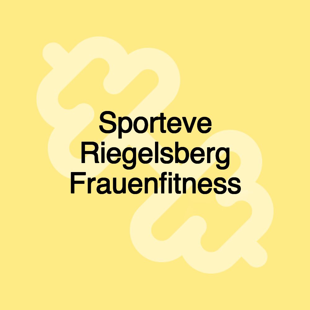 Sporteve Riegelsberg Frauenfitness