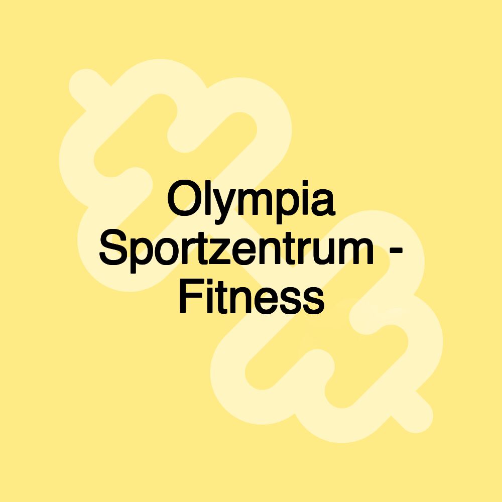 Olympia Sportzentrum - Fitness