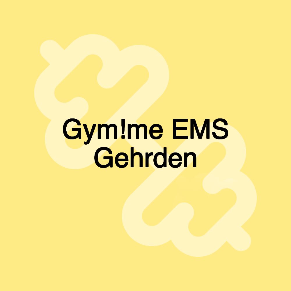 Gym!me EMS Gehrden