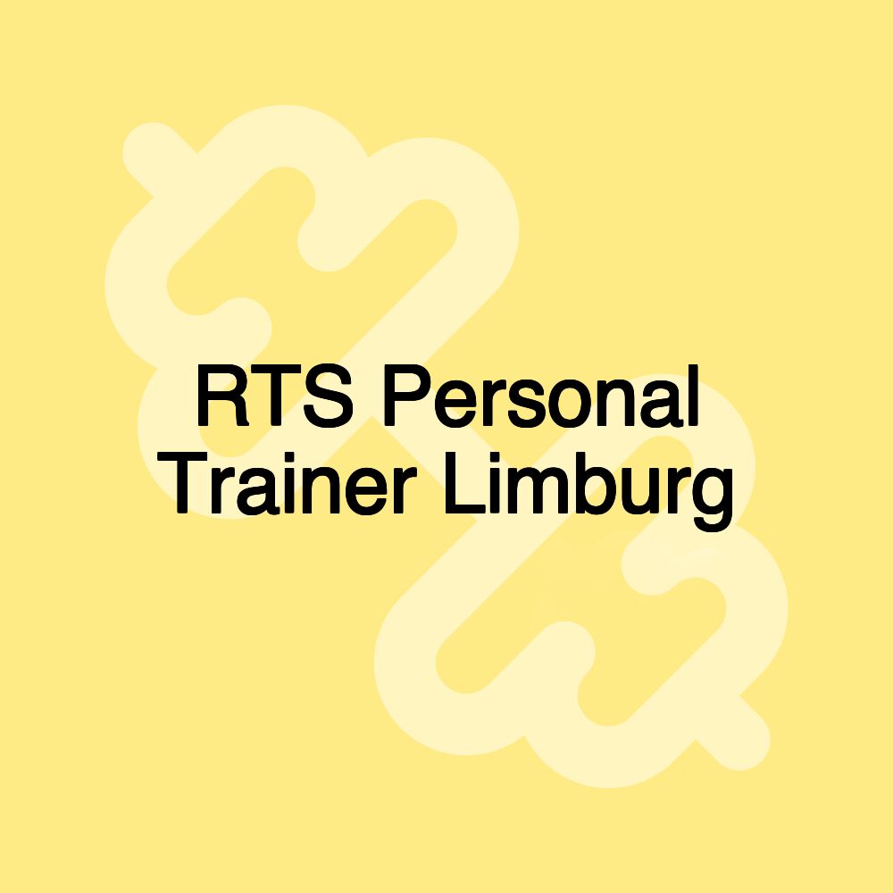 RTS Personal Trainer Limburg