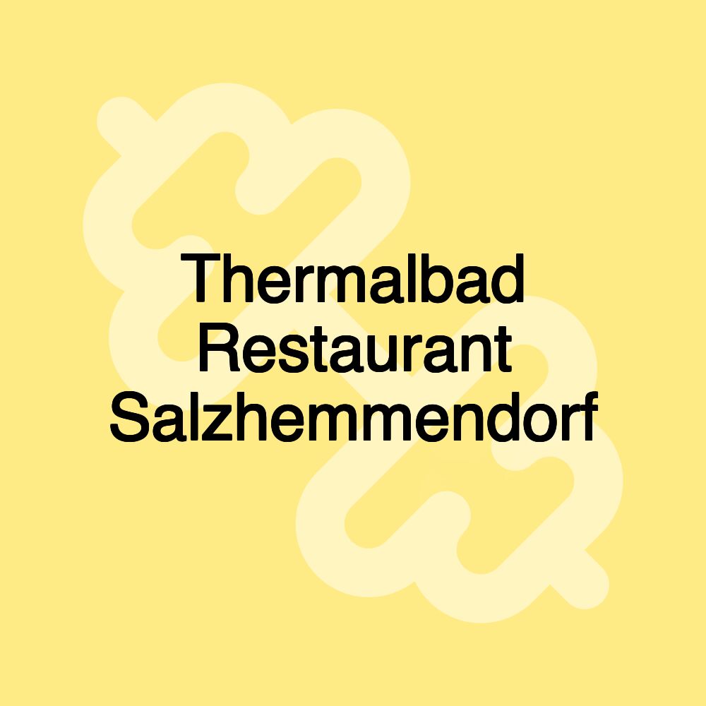 Thermalbad Restaurant Salzhemmendorf