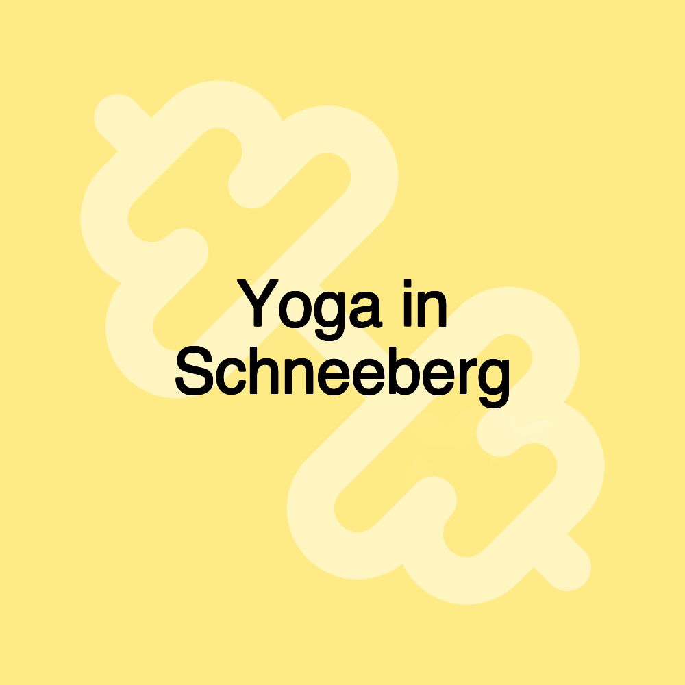 Yoga in Schneeberg