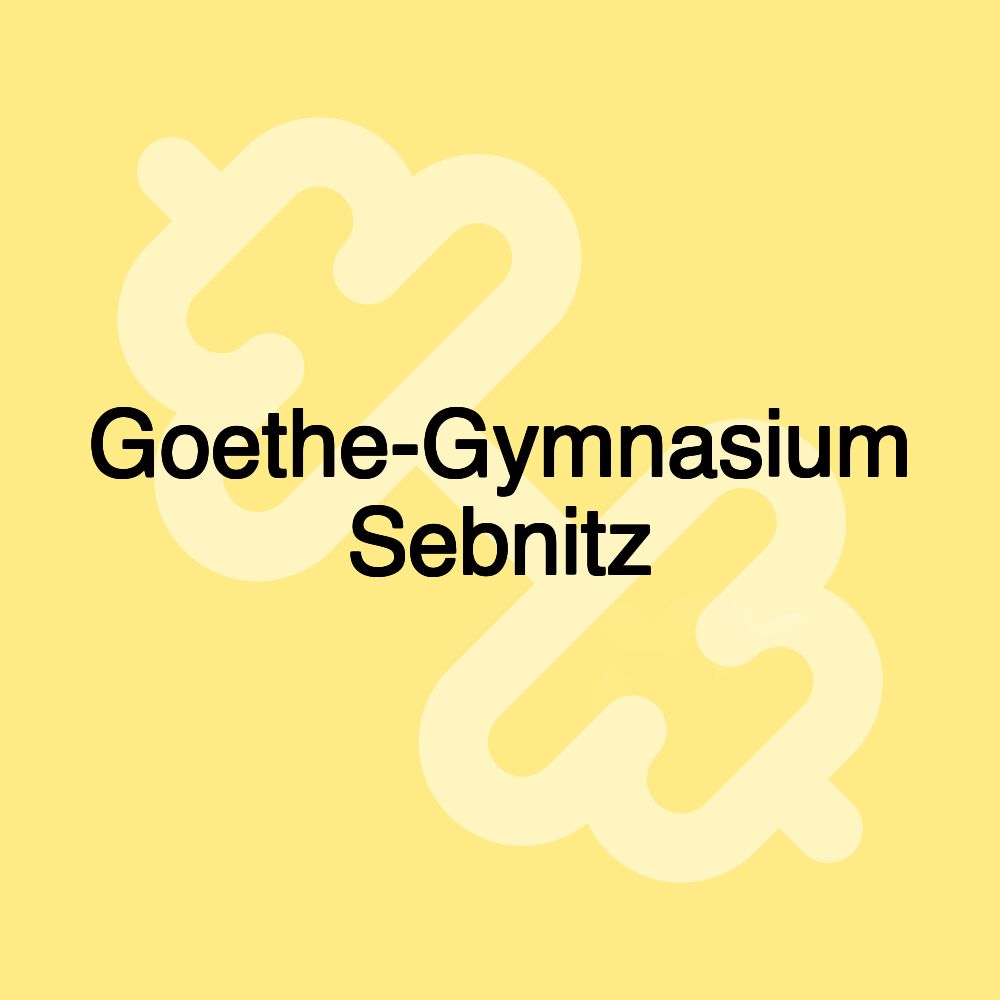 Goethe-Gymnasium Sebnitz