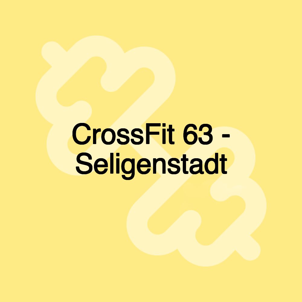 CrossFit 63 - Seligenstadt