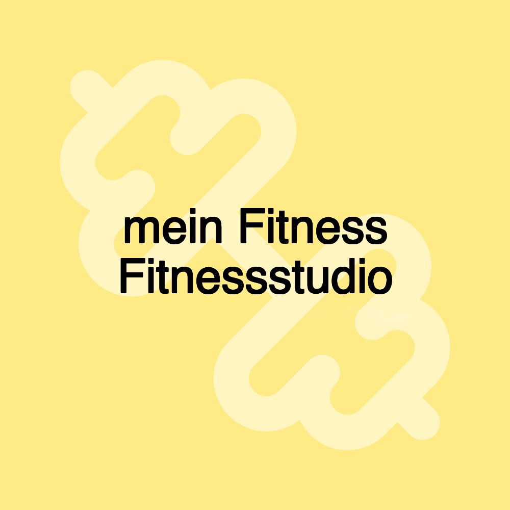 mein Fitness Fitnessstudio