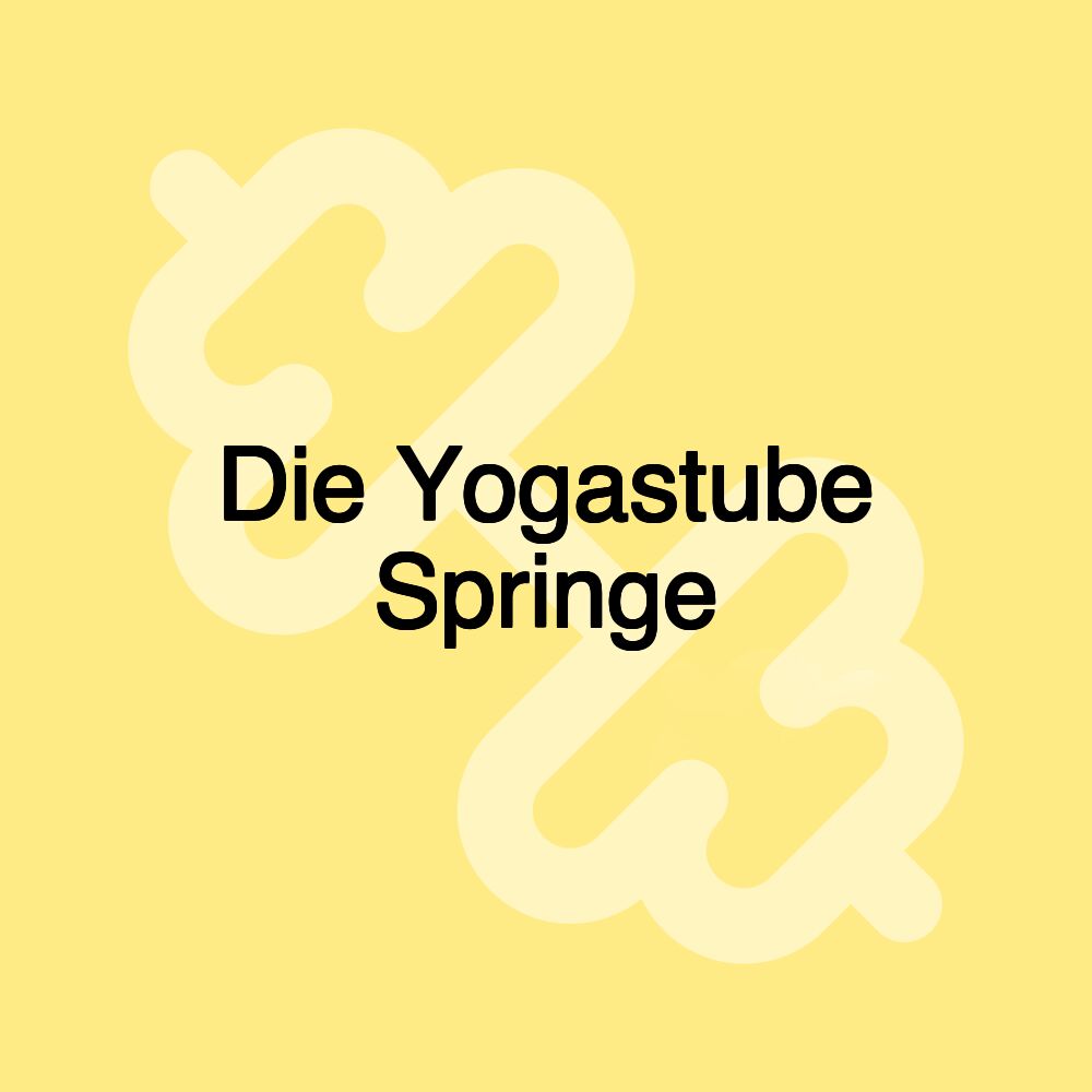 Die Yogastube Springe