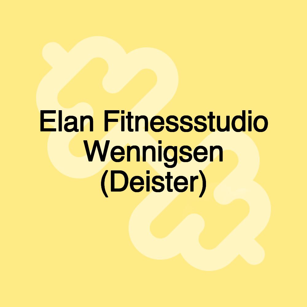 Elan Fitnessstudio Wennigsen (Deister)