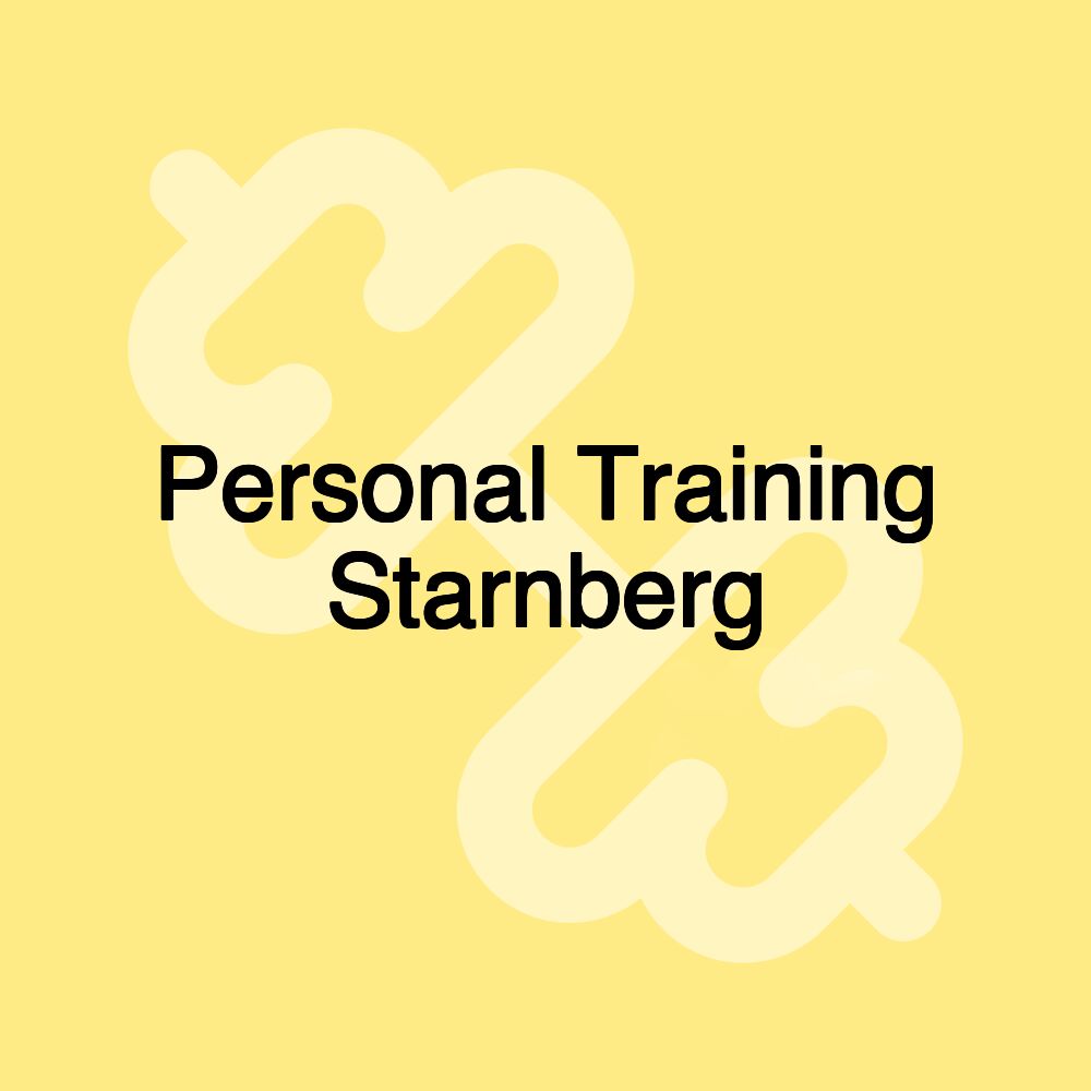 Personal Training Starnberg