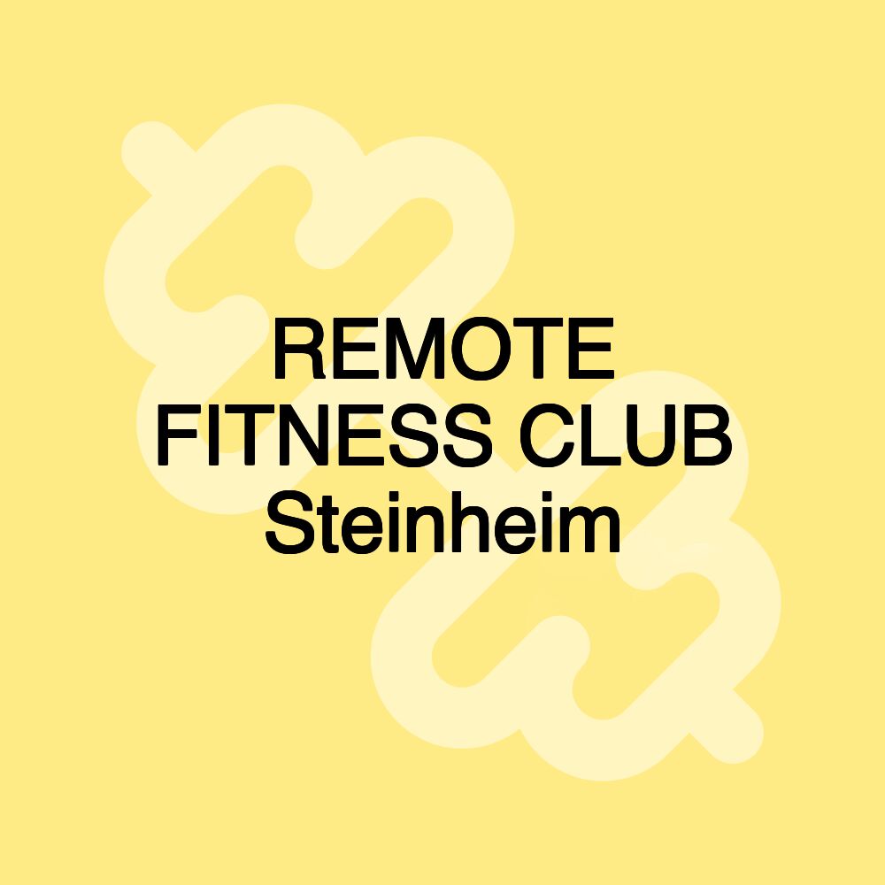 REMOTE FITNESS CLUB Steinheim