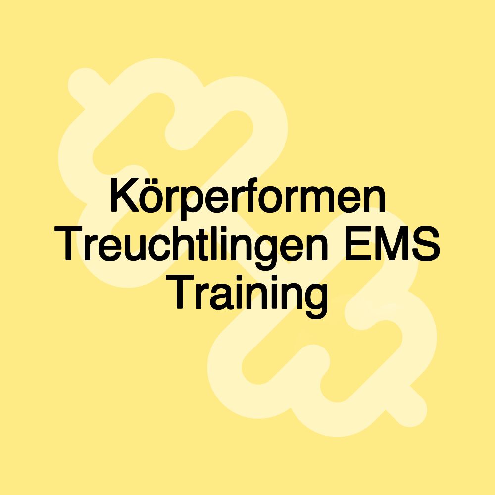 Körperformen Treuchtlingen EMS Training