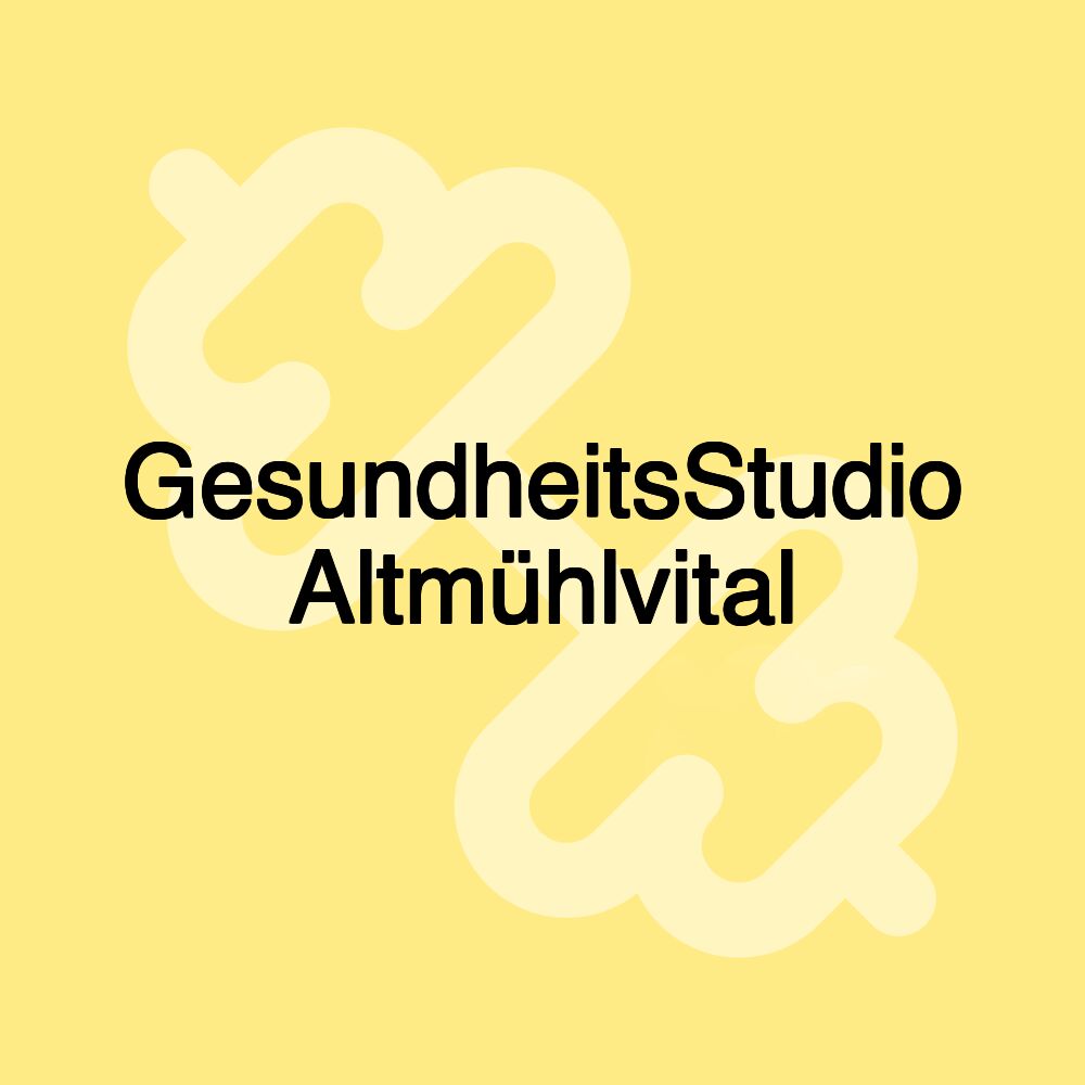 GesundheitsStudio Altmühlvital