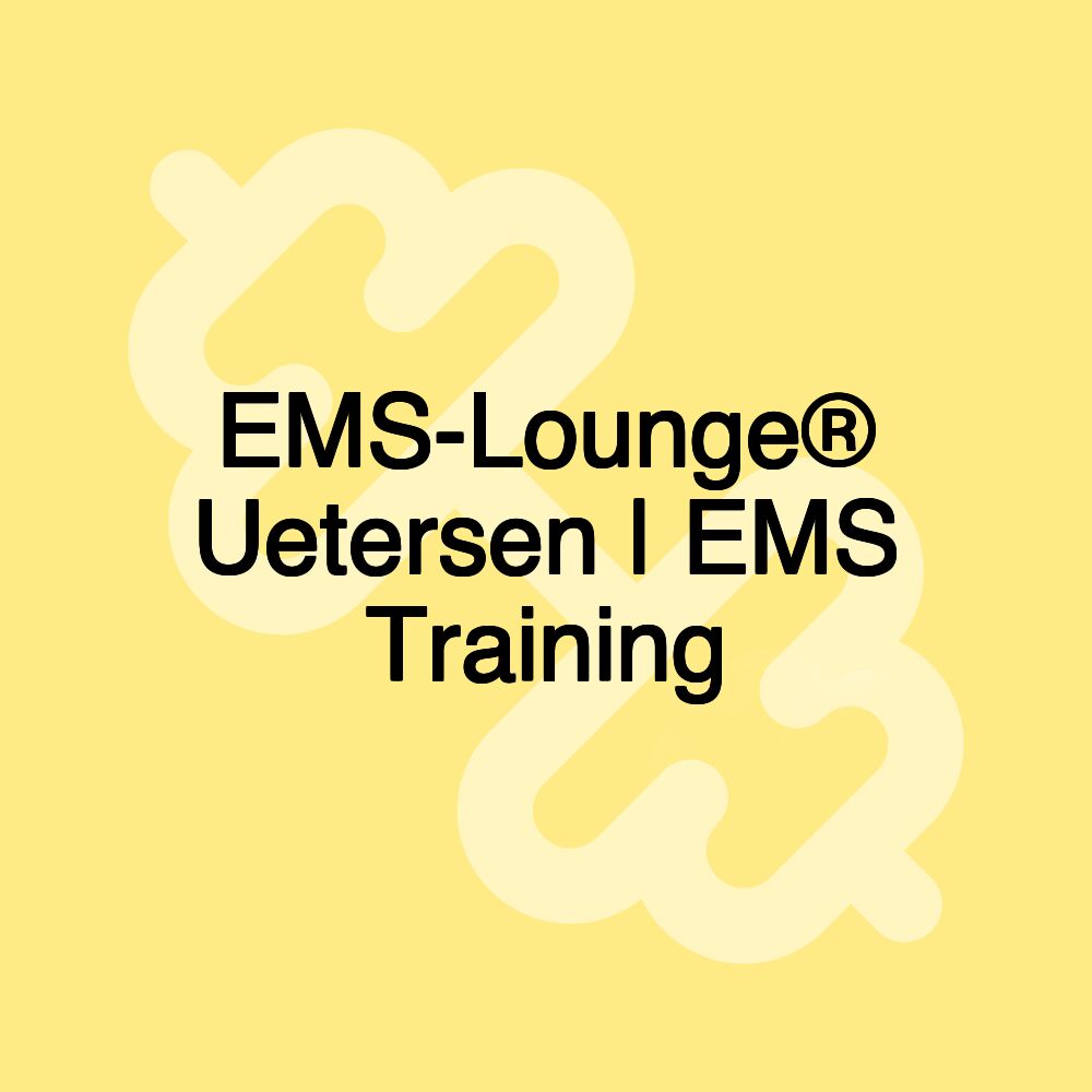 EMS-Lounge® Uetersen | EMS Training