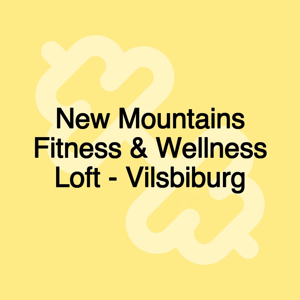 New Mountains Fitness & Wellness Loft - Vilsbiburg