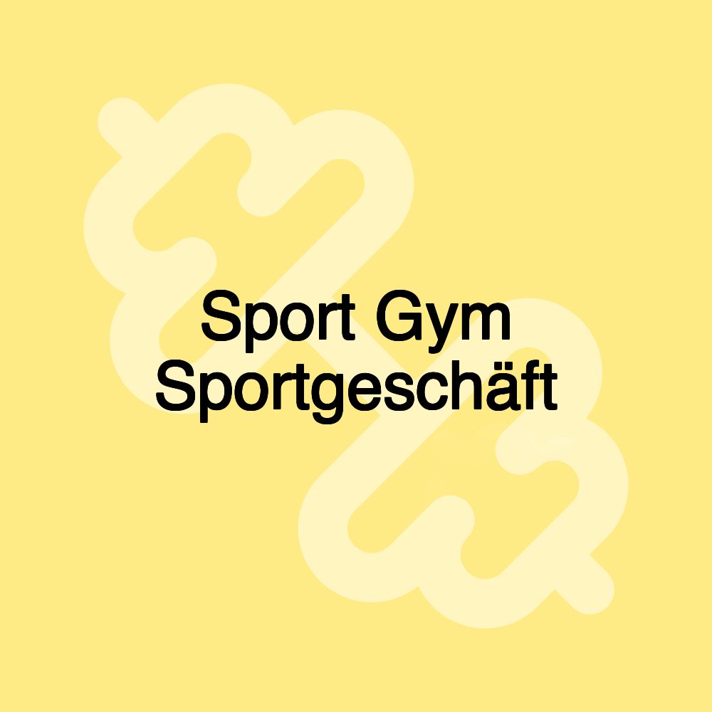 Sport Gym Sportgeschäft