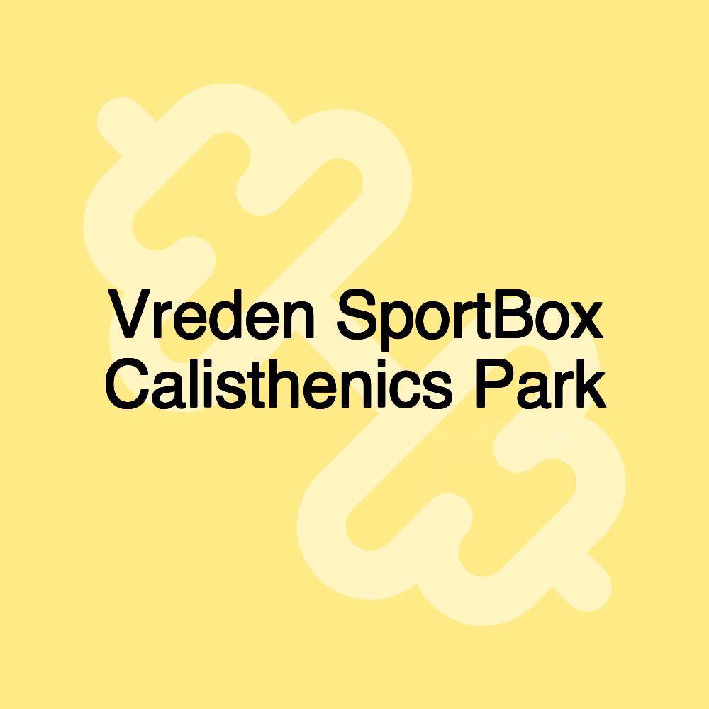 Vreden SportBox Calisthenics Park