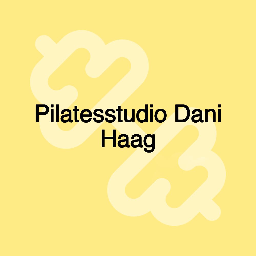 Pilatesstudio Dani Haag