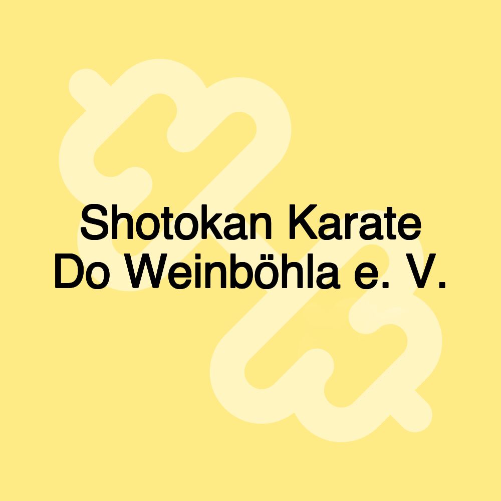 Shotokan Karate Do Weinböhla e. V.