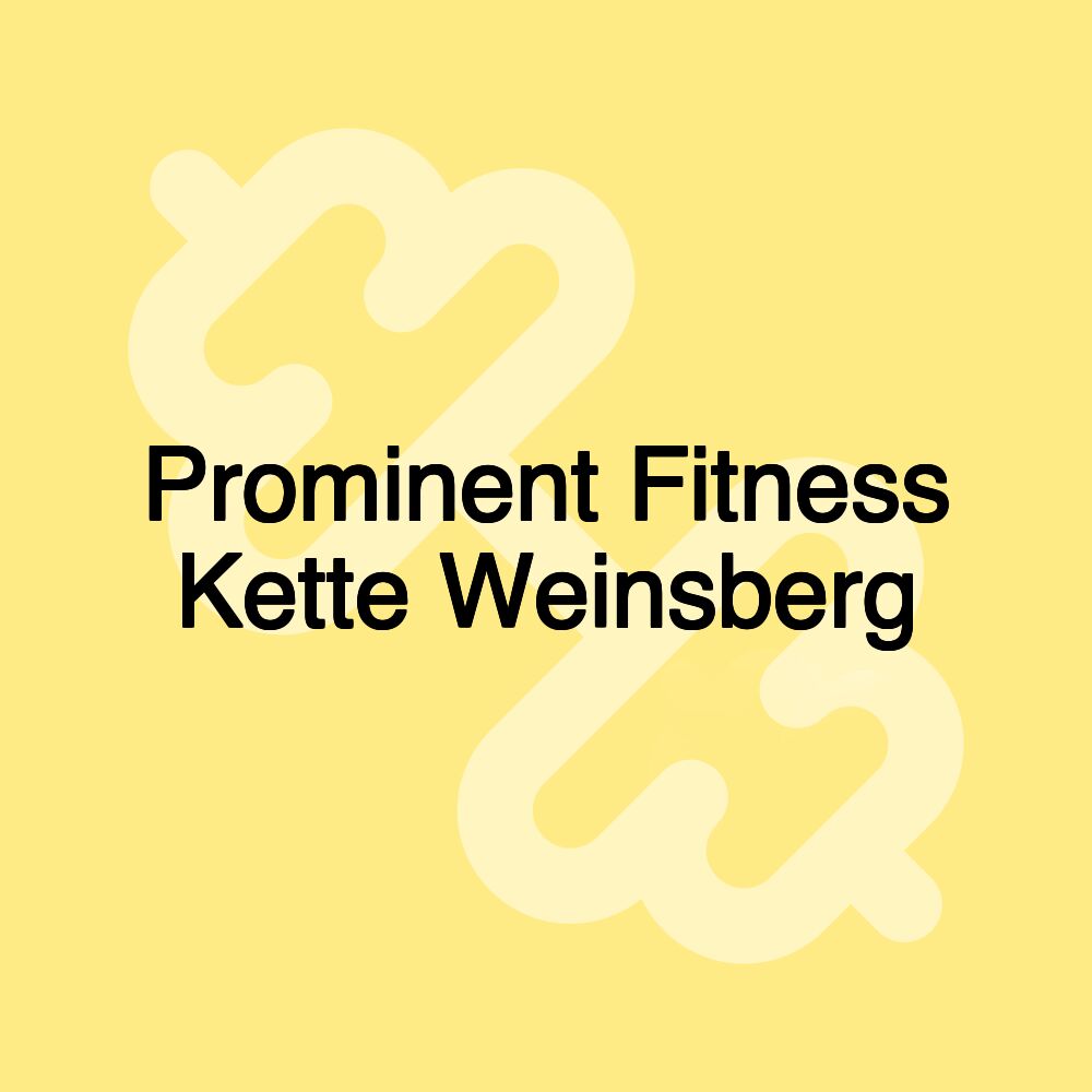 Prominent Fitness Kette Weinsberg