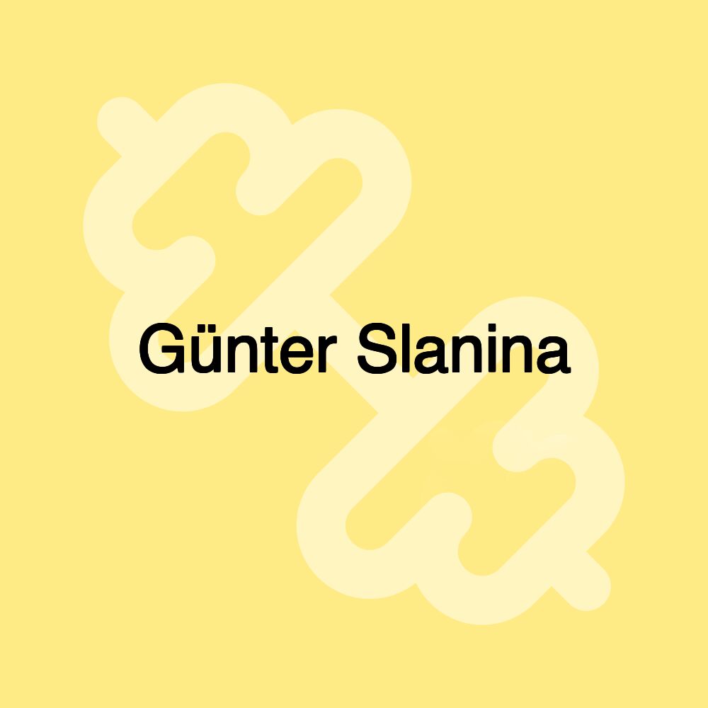 Günter Slanina