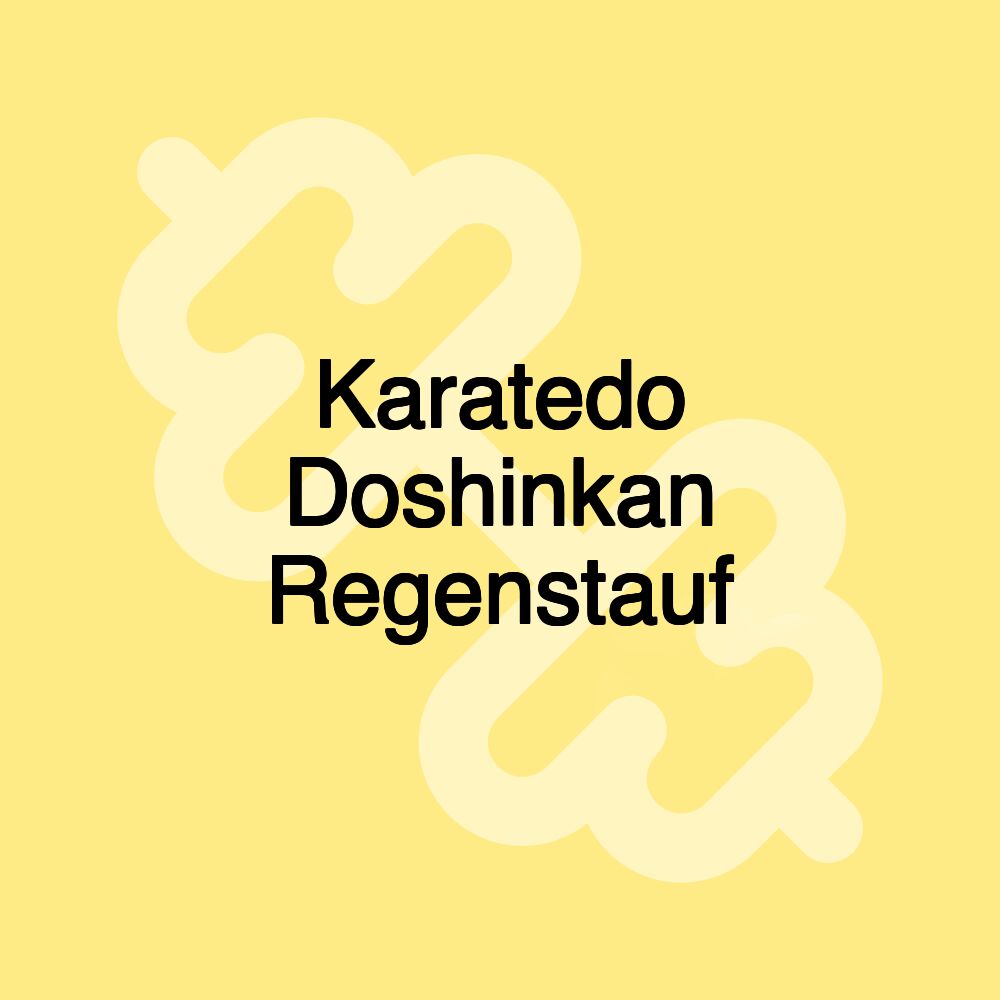 Karatedo Doshinkan Regenstauf