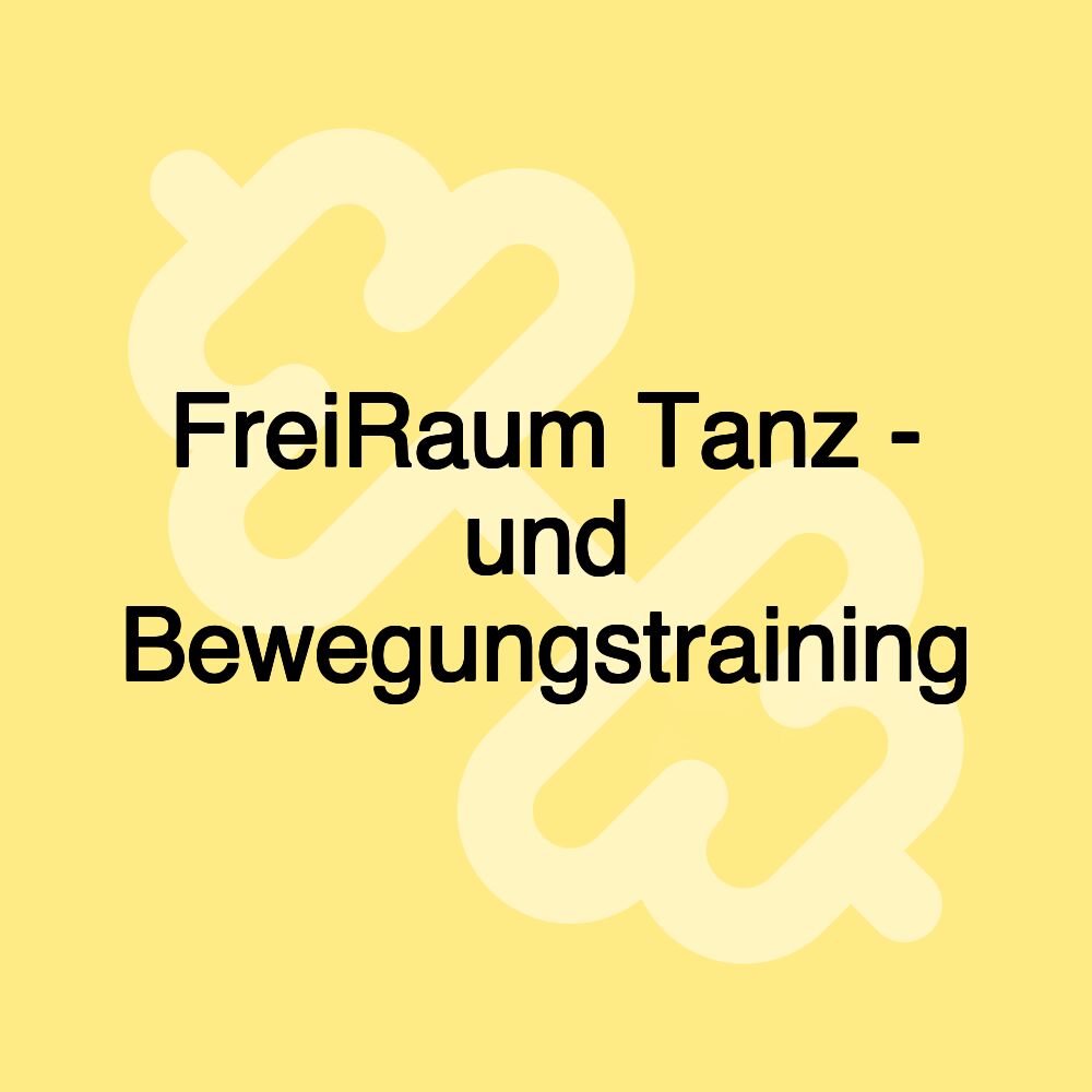 FreiRaum Tanz - und Bewegungstraining