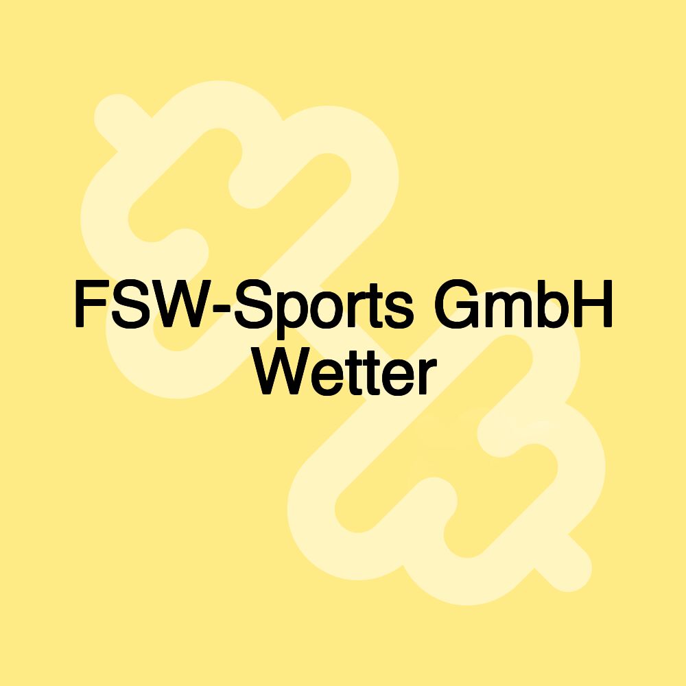 FSW-Sports GmbH Wetter